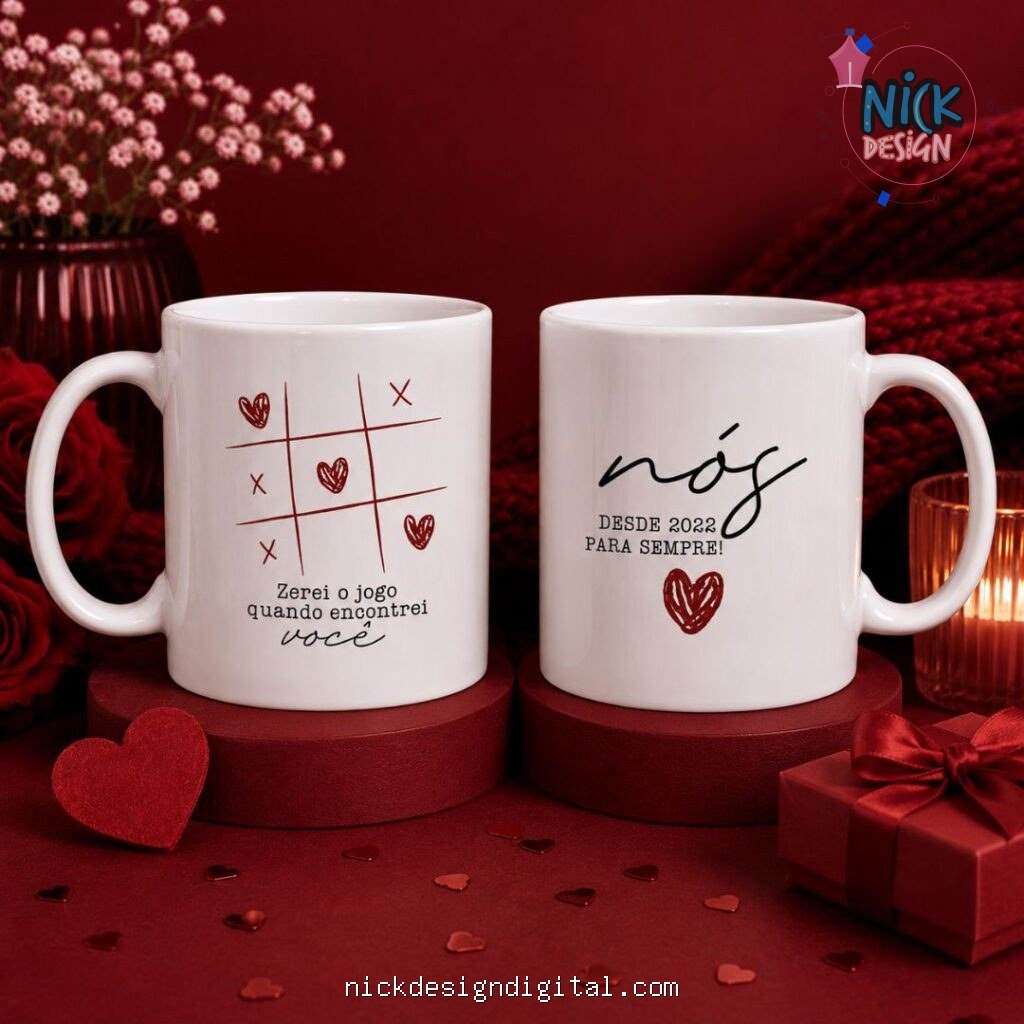 Pack Namorados - Artes Caneca no Canva - Imagem 7