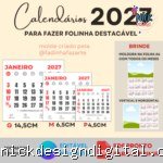 Calendário 2027 CANVA