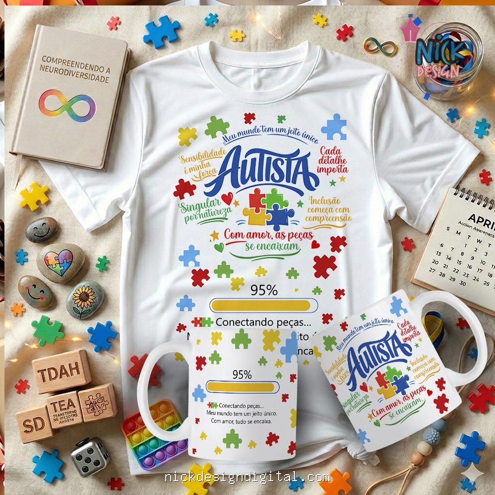 Kit Caneca+Camiseta Além dos Rótulos
