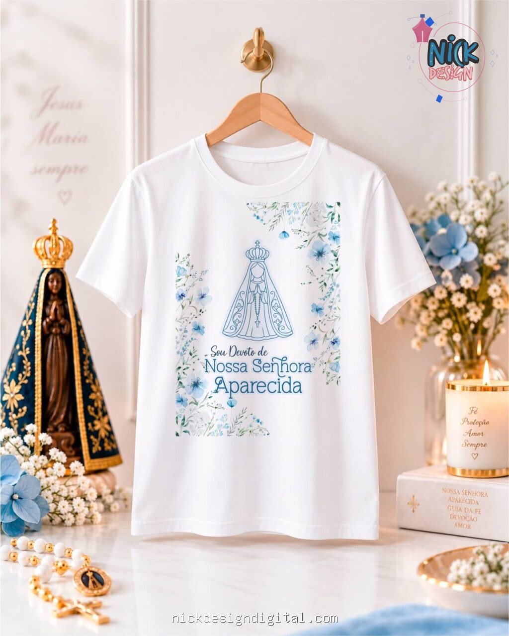 N. Senhora Aparecida - Artes Camisas - Imagem 10