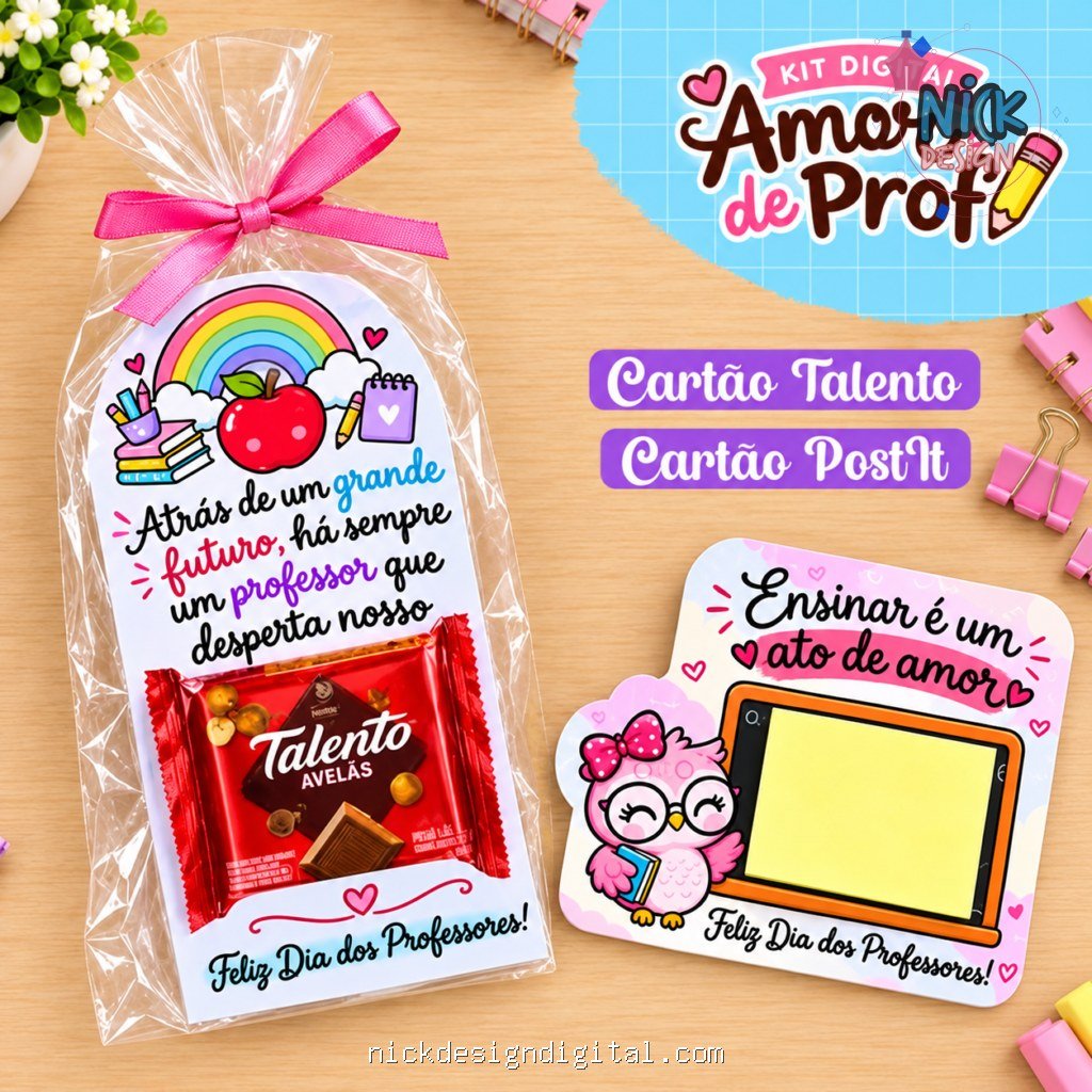 Kit Amor de Prof - Dia dos Professores - Imagem 2