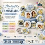 Bottons Não Desista da Sua Caminhada