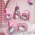 Hello Kitty Rosa - Kit Festa Pronta