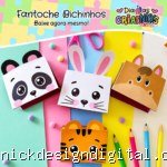 Fantoches Bichinhos Dia das Crianças