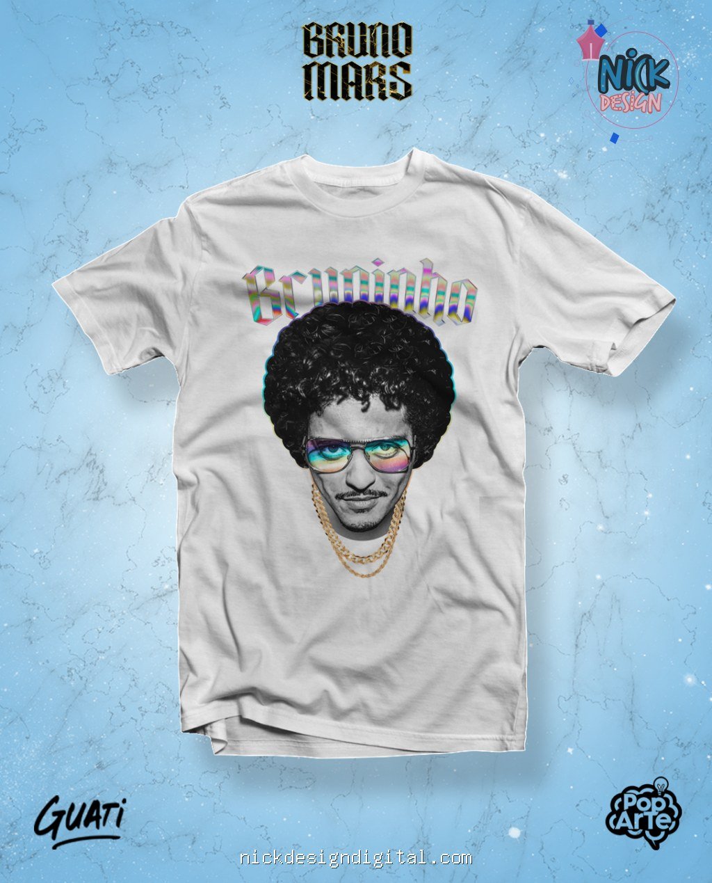 Bruno Mars - Artes para Camisetas - Imagem 5