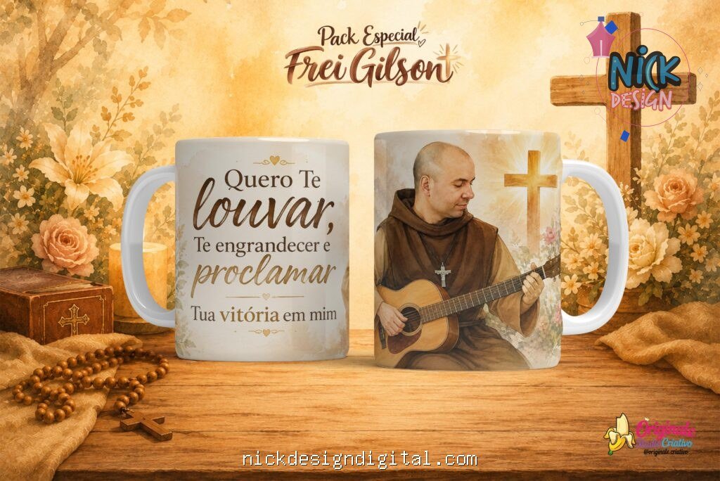 Coleção Frei Gilson - Artes para Canecas - Imagem 7