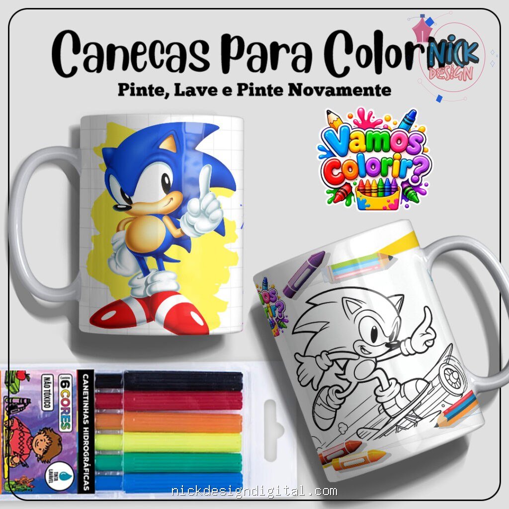 Coleção Dia das Crianças para colorir 2026 - Imagem 18