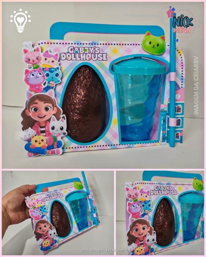 A Casa Mágica da Gaby - Porta Ovos de Páscoa