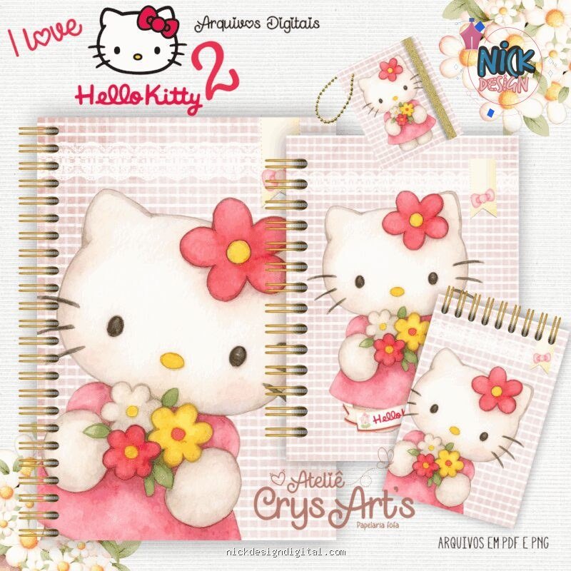 Kit Hello Kit 2 (Crys Arts) - Imagem 1
