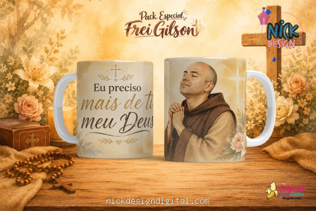 Coleção Frei Gilson - Artes para Canecas - Imagem 21