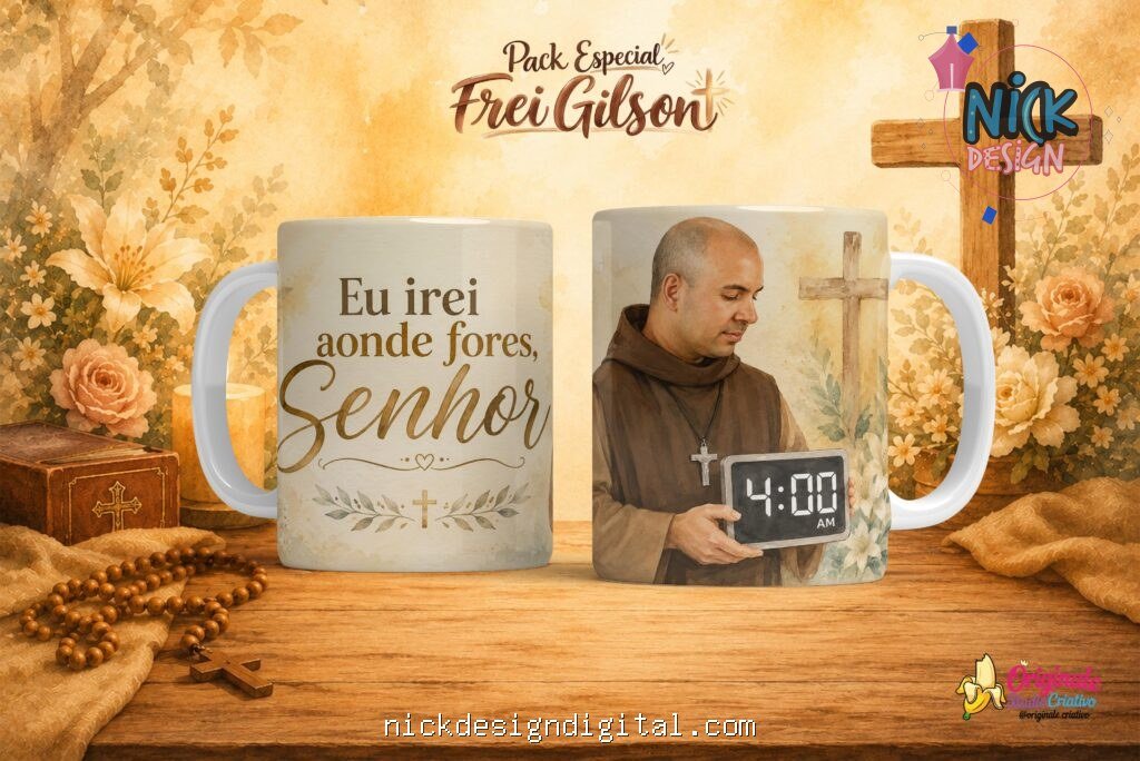 Coleção Frei Gilson - Artes para Canecas - Imagem 6