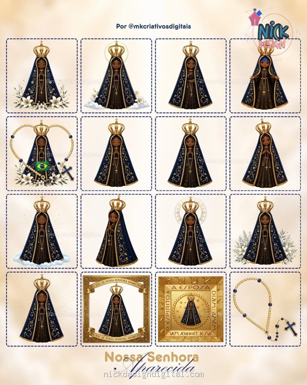 Nossa Senhora Aparecida - Kit Digital - Imagem 2
