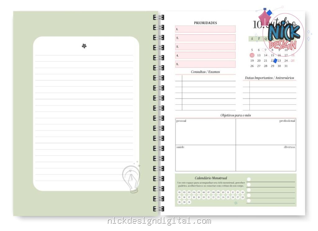 Miolo Planner Spring 2027 (Trilha de Papel) - Imagem 17