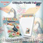 Bloquinho A6 Coleção Floral Tucano