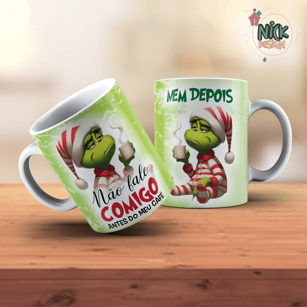 Artes Canecas - Natal Grinch - IA (Os Criativos) - Imagem 1