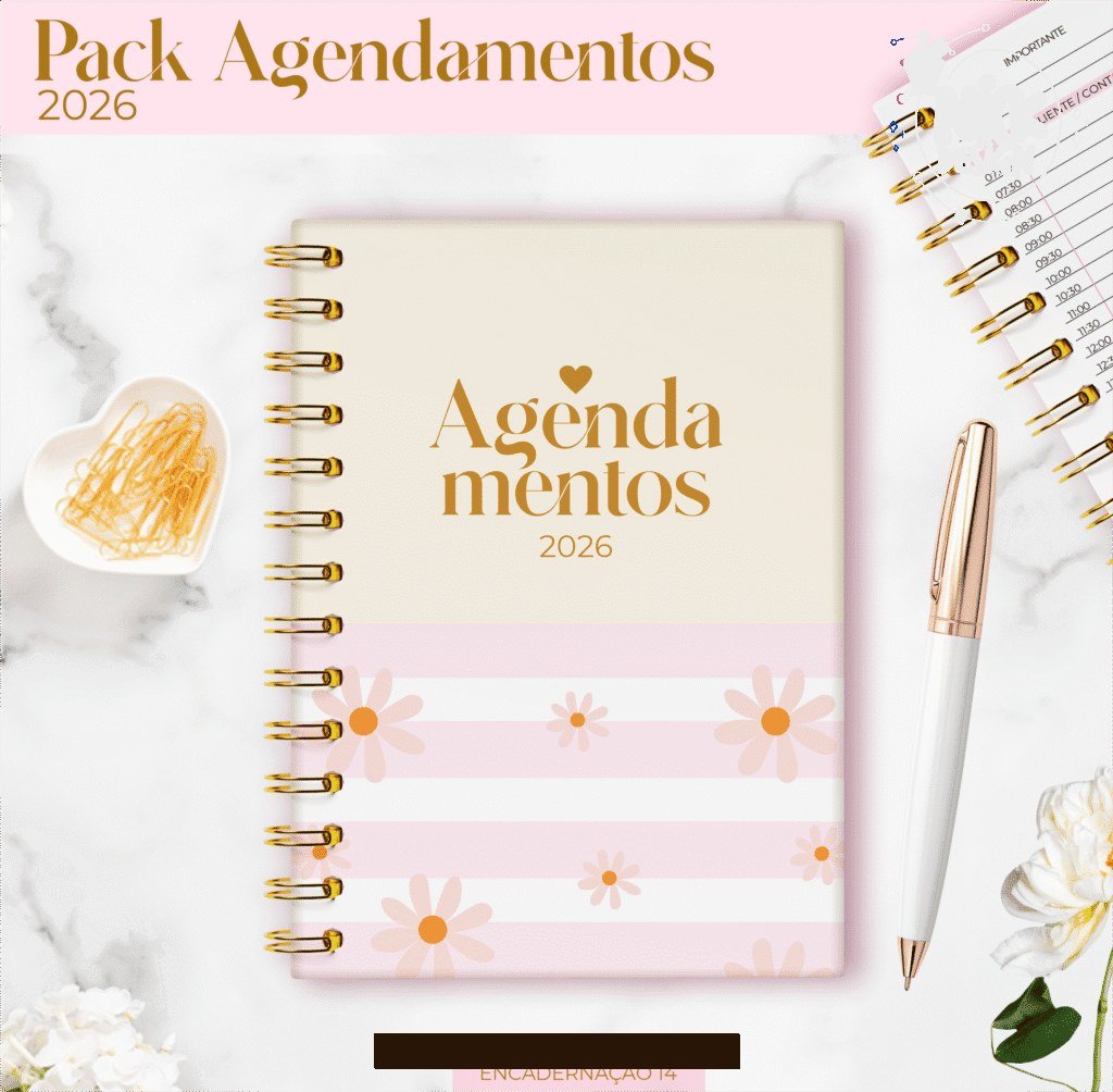 Combo Agendamentos 2026 (Lina) - Imagem 4