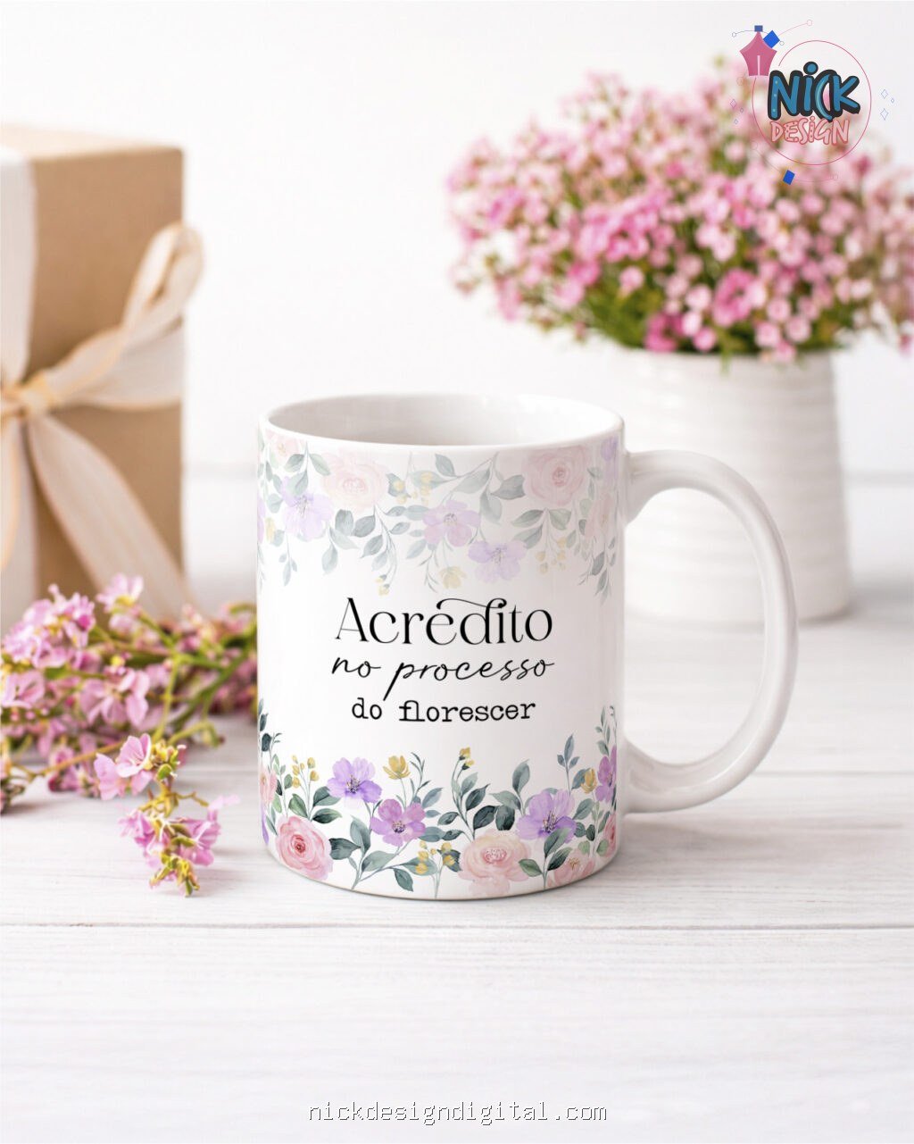 Frases Florescer - Artes para Caneca - Imagem 11