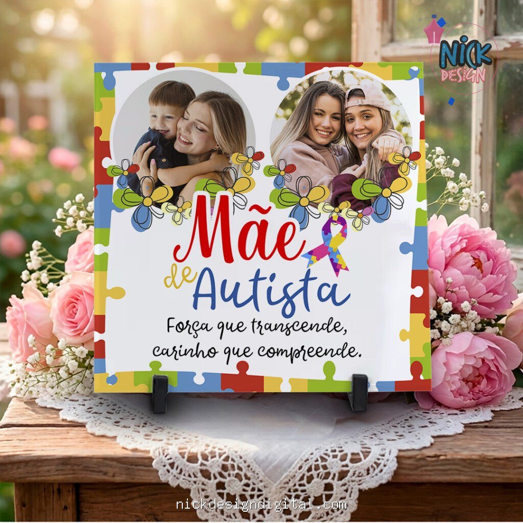 Kit Dia das Mães 2026 (Azulejo) - Imagem 1