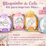 Bloquinho de Colorir - Kit Páscoa