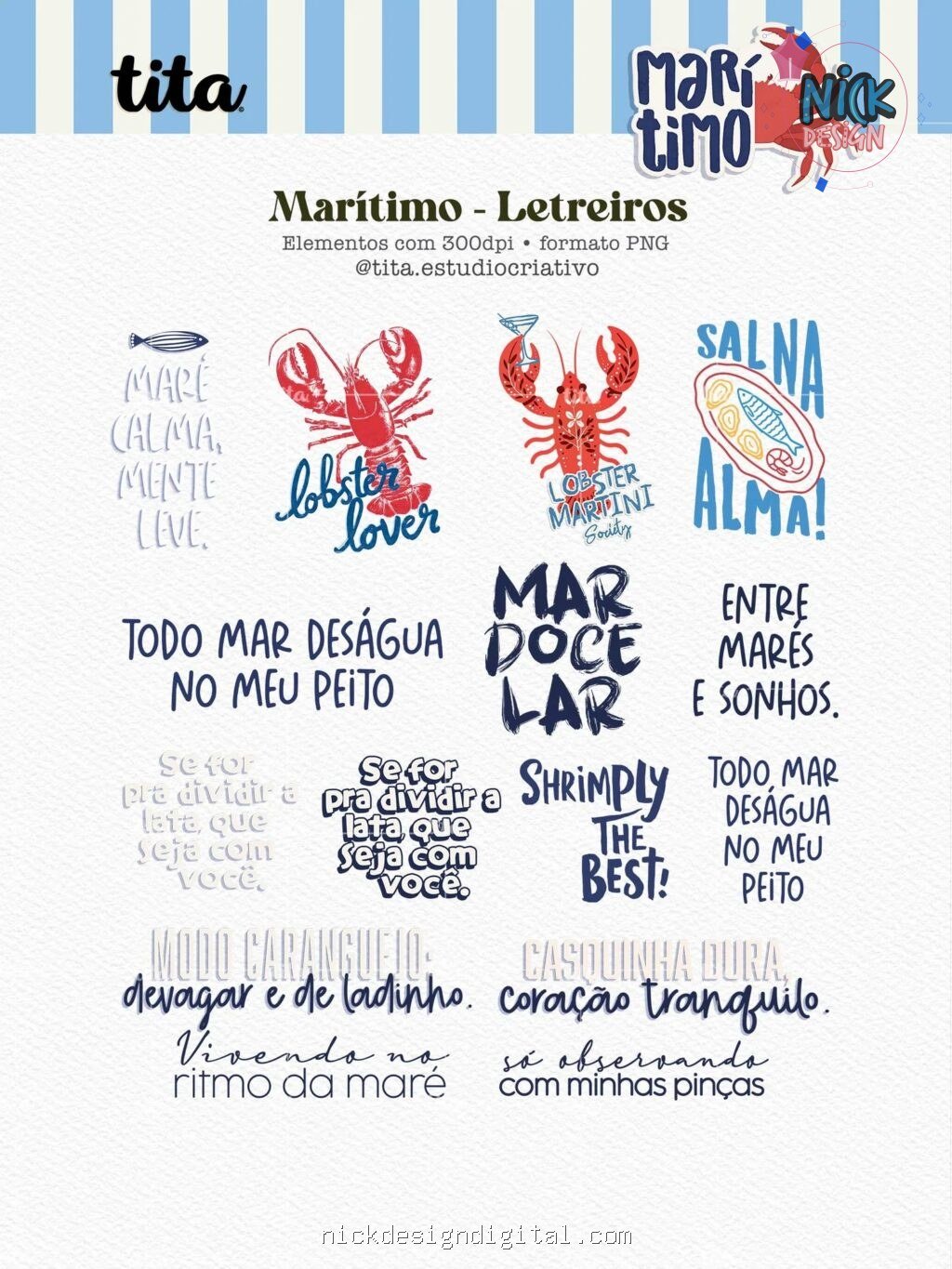 Maritimo - Combo Ilustrações (Tita) - Imagem 3