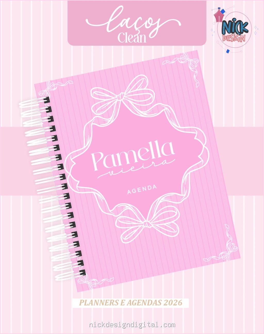Laços - Agendas | Planners 2026 (Pamella) - Imagem 1