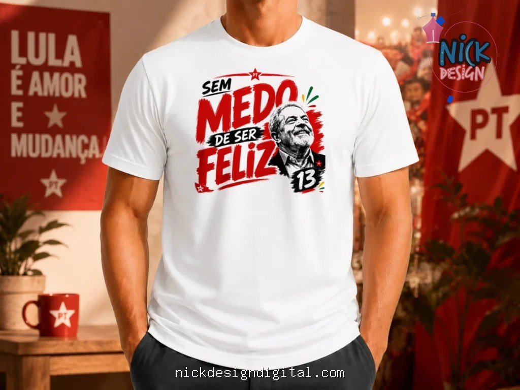 Kit Política Flavio Bolsonaro + Lula - Artes Camiseta - Imagem 2