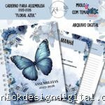 Caderno Assembeia de Circuito 2025/2026 – FLORAL AZUL C/TEMA (Re Castori)