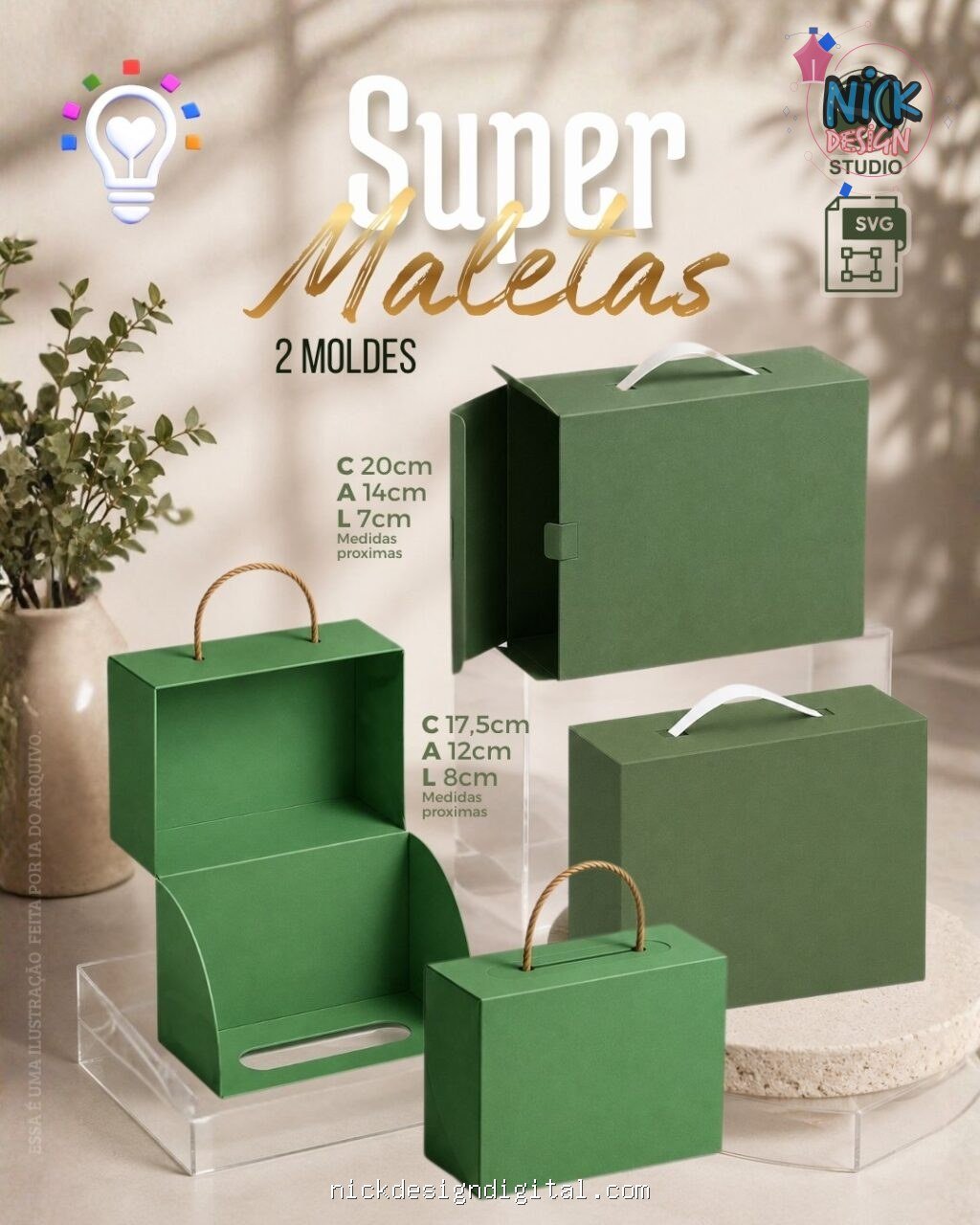 Molde Maletas - Imagem 1