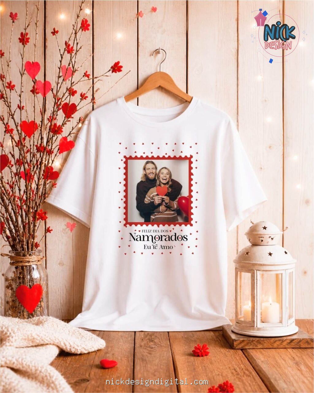 Namorados V7 COM FOTO - Artes para Camisas - Imagem 11