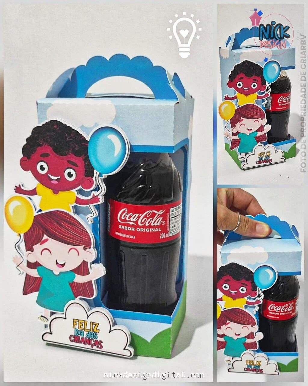 Lancheira Coca Cola Mini 200ml - Imagem 1