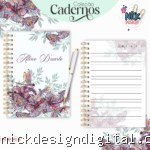 Caderno Floral Verde (Lina Criativa)
