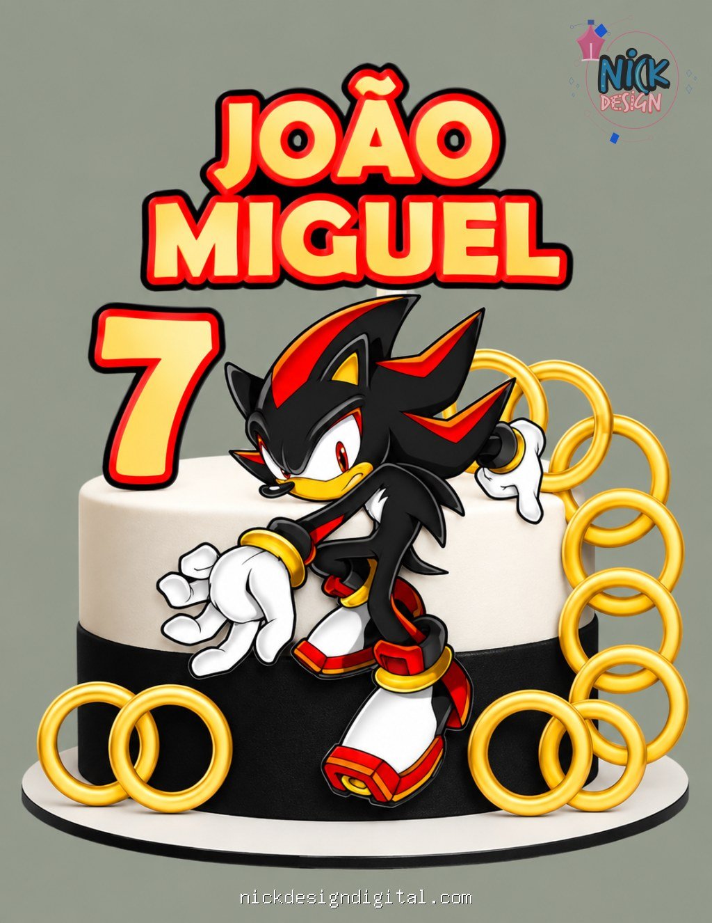 Sonic - Topo de Bolo - Imagem 1