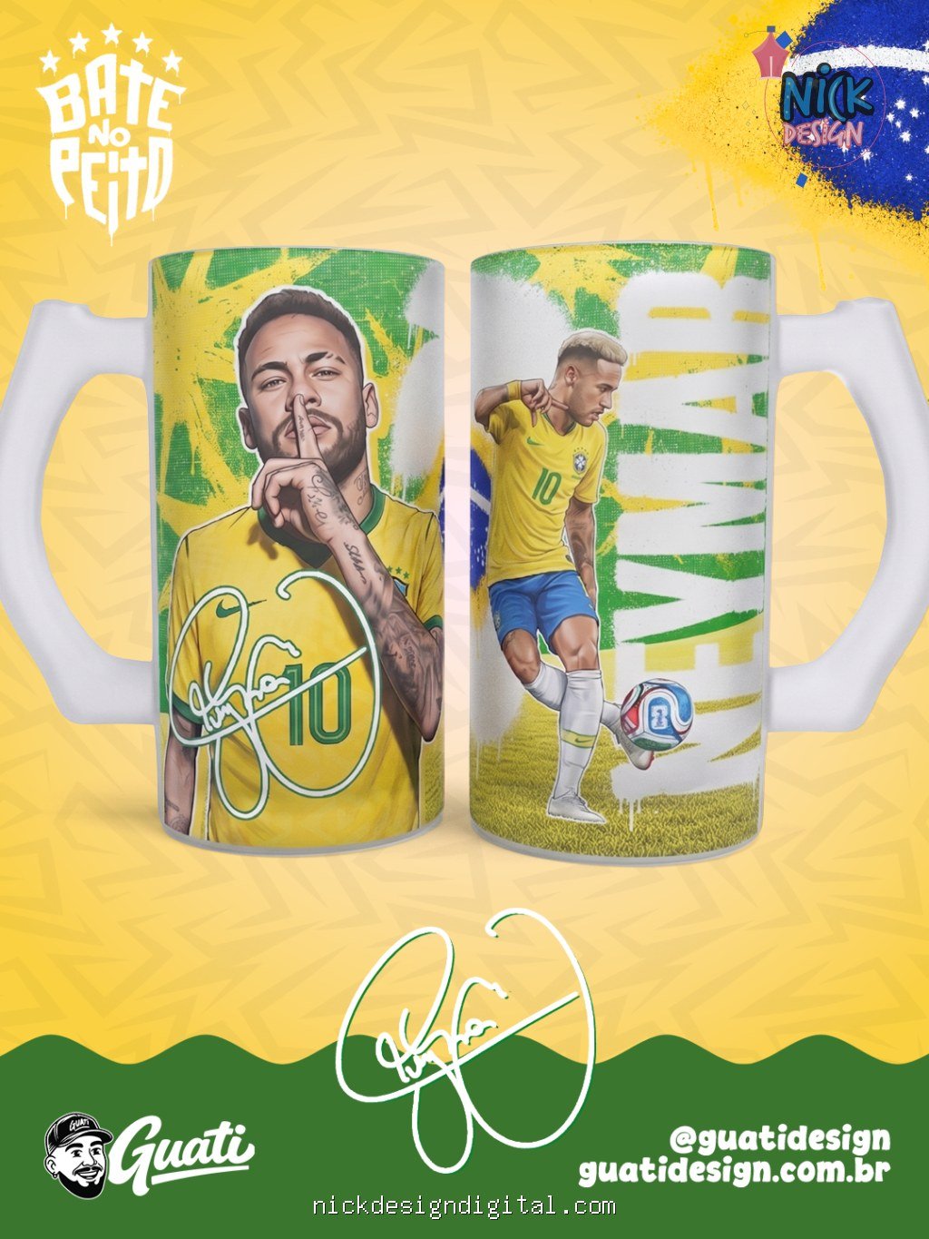 Neymar 2026 | Canecas + Chopp - Imagem 12