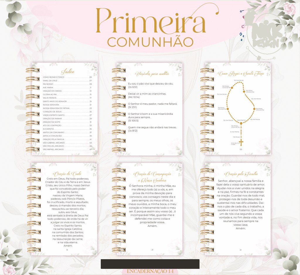 Kit Primeira Comunhão Menina (Lina) - Imagem 2