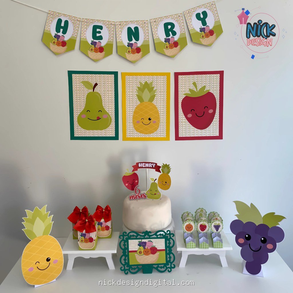 Frutinhas - Kit Festa Pronta - Imagem 1