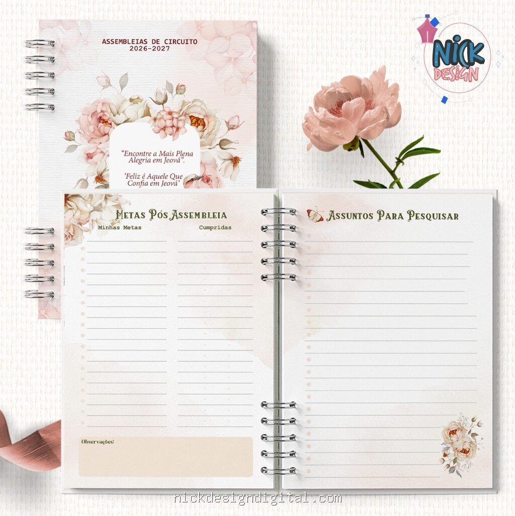 Caderno Assembleias Circuito 2026 e 2027 COM OS TEMAS (Bicho Papel) - Imagem 4