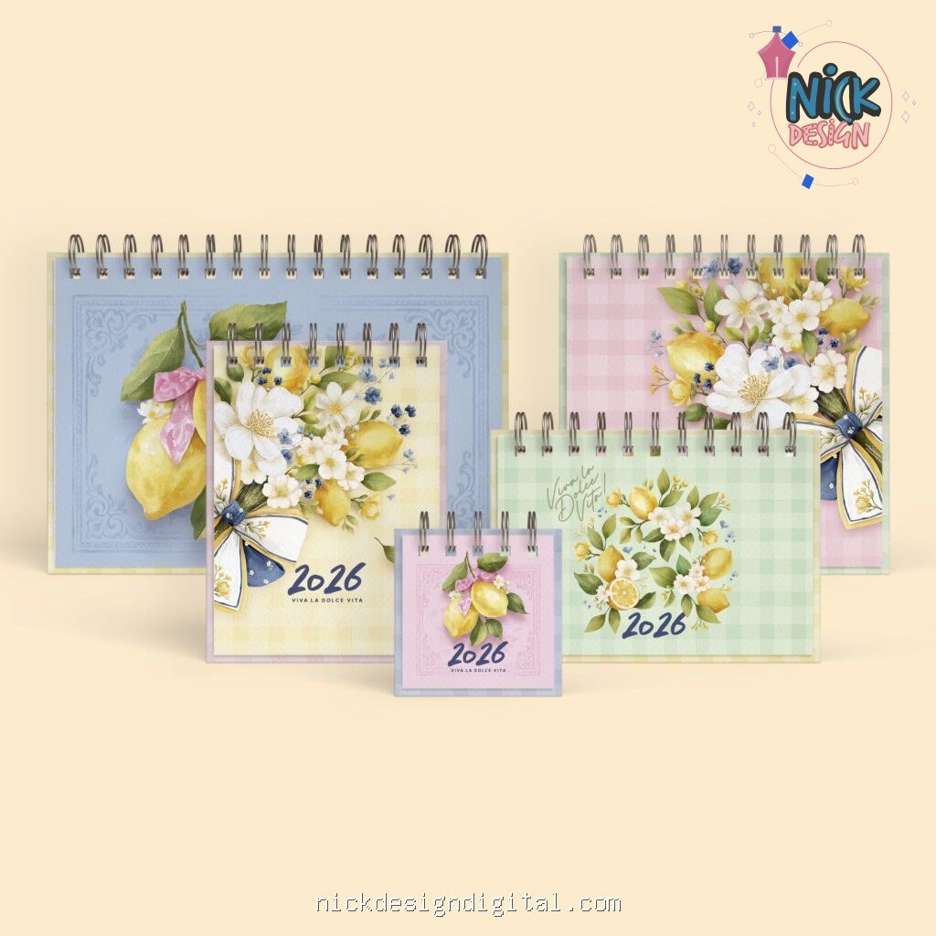 Capas Dolce Vitta 2026 – Calendário (Nilmara) - Imagem 1