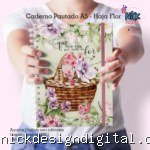 Haja Flor – Caderno Pautado A5 + Bloquinho A6