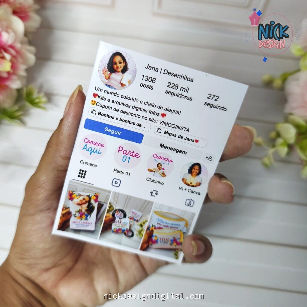 Cartão Instagram (Desenhitos da Jana) - Imagem 4