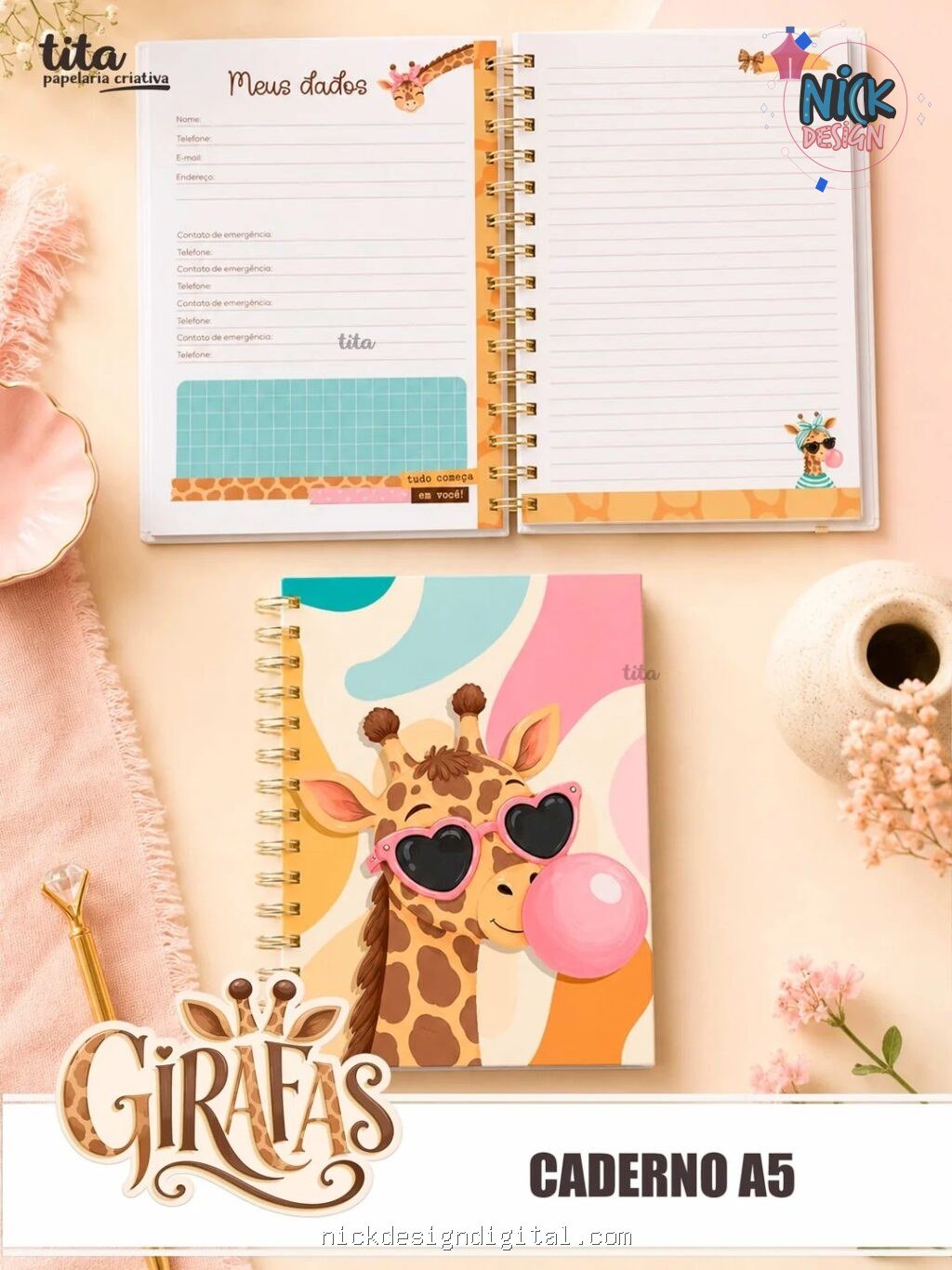 Girafas - Combo Encadernação - Imagem 8