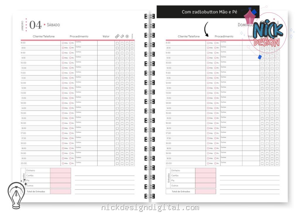 Agenda Manicure | Datado 2027 - Imagem 6