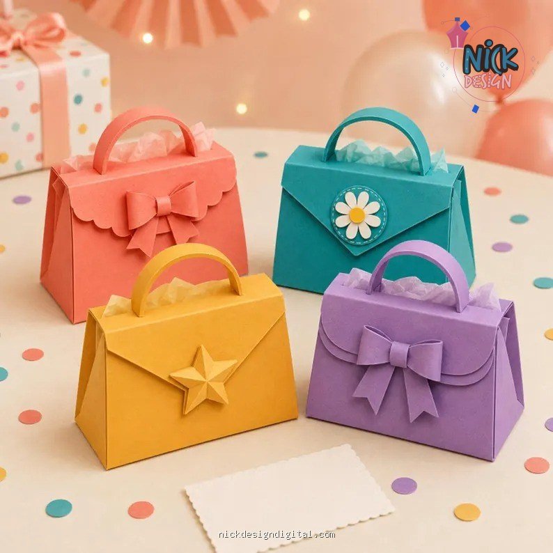 Molde Caixa Bolsa - Imagem 1