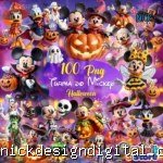Turma do Mickey Halloween - Kit Digital