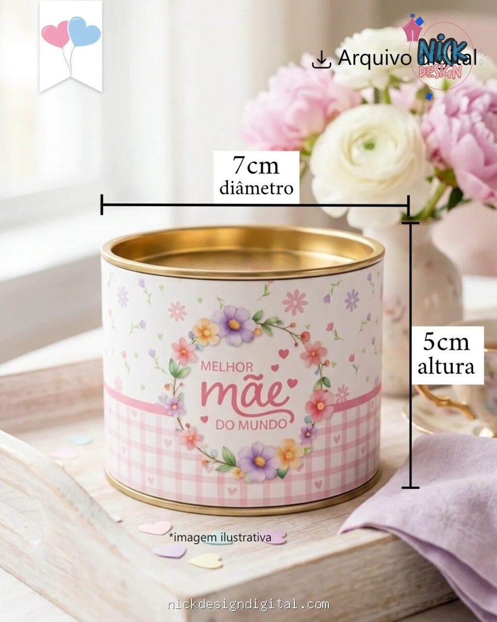 Rótulo Tubolata - Melhor Mãe Modelo 01 - Imagem 4