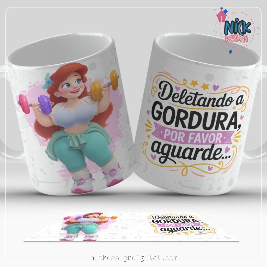 Princesas Motivadas - Artes para Caneca - Imagem 6