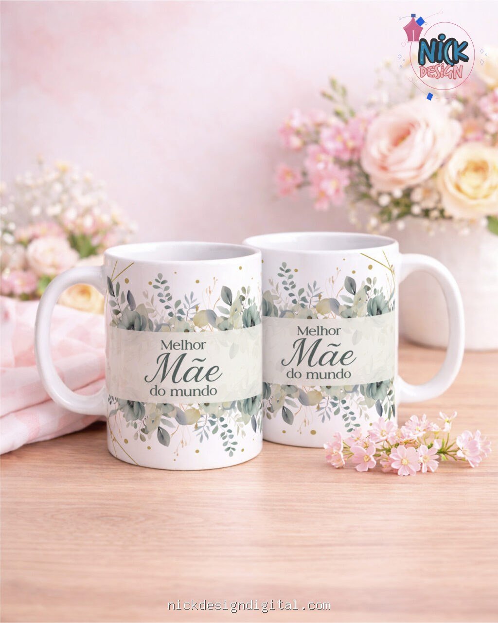 Dia das Mães V7 SEM FOTO - Artes Canecas - Imagem 16