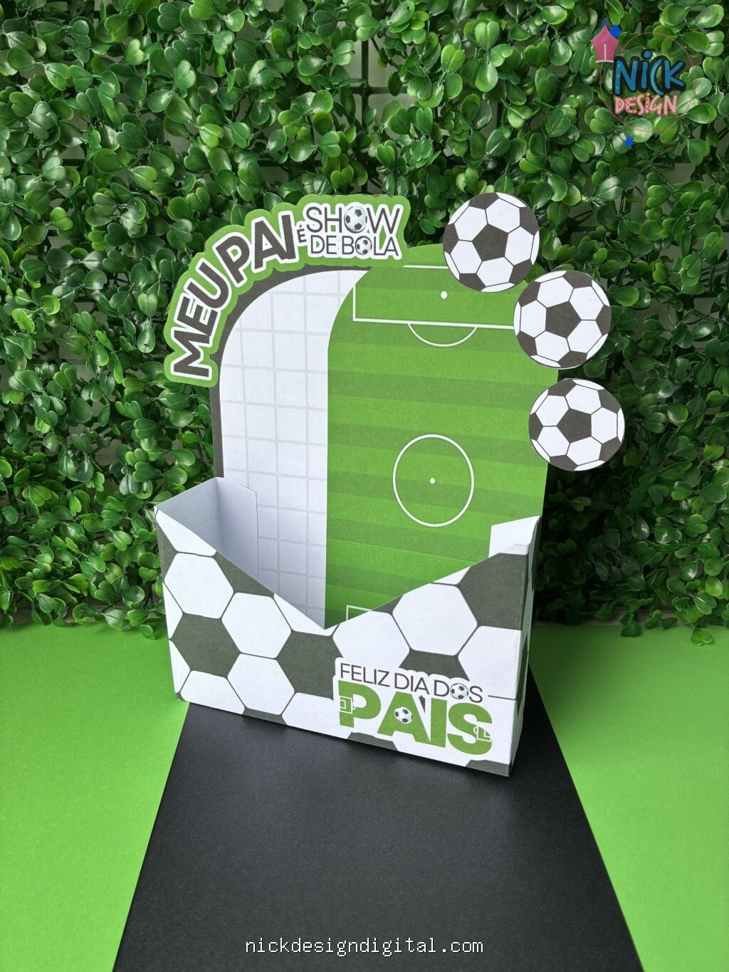 Caixa Mini Envelope Futebol - Dia dos Pais 2026 - Imagem 1