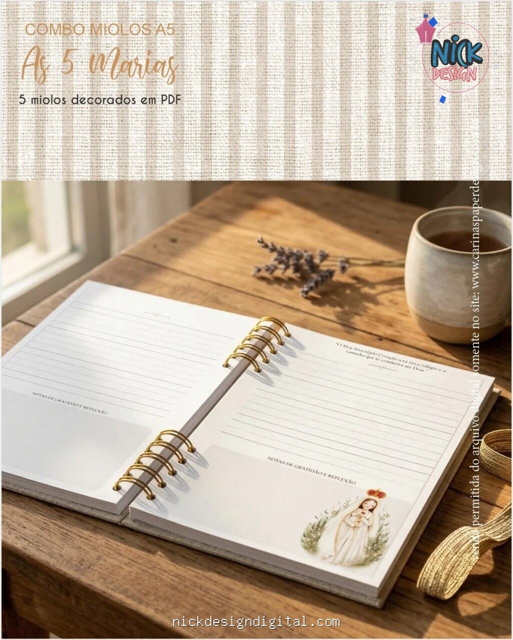 Combo Caderno A5 - As 5 Marias - Imagem 3