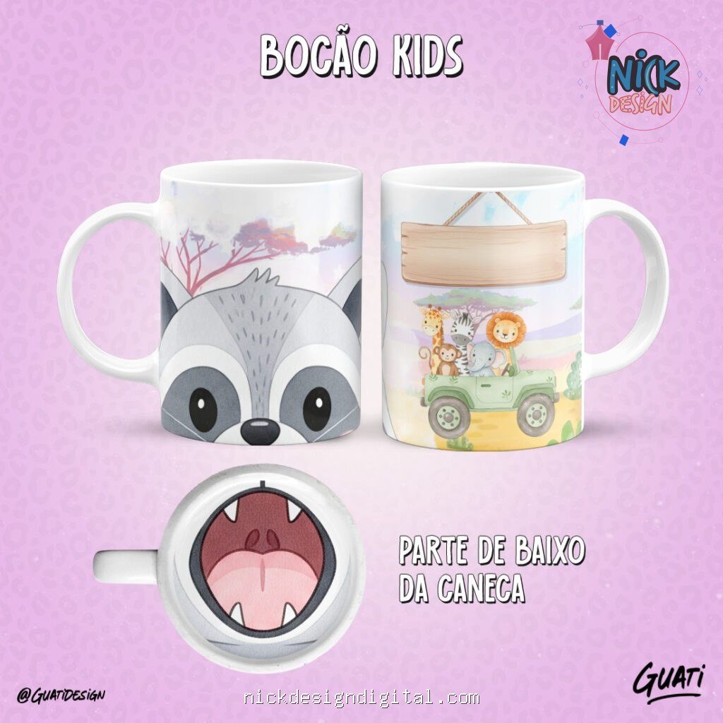 Bocão Kids - Artes para Caneca - Imagem 4