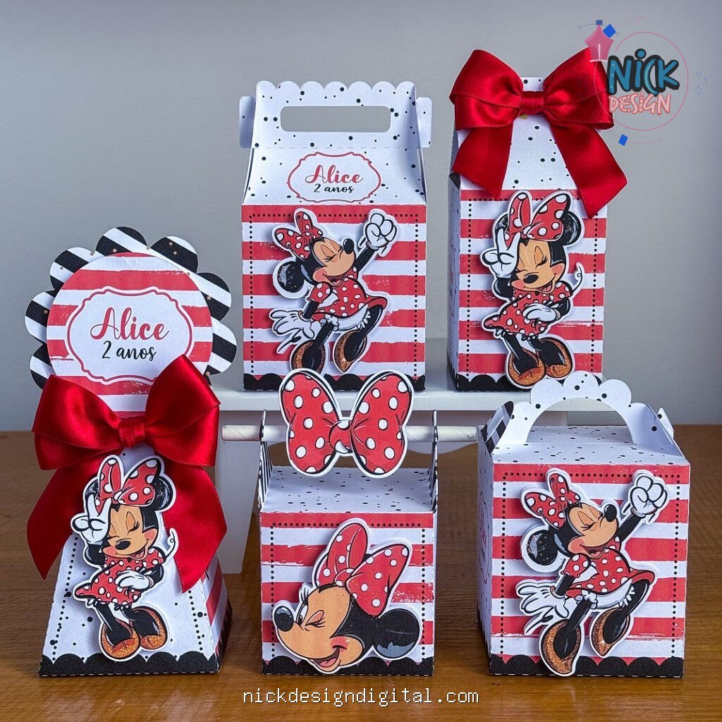 Minnie Vermelha - Kit Festa Pronta - Imagem 1